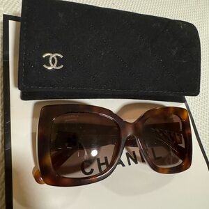 Chanel square sunglasses